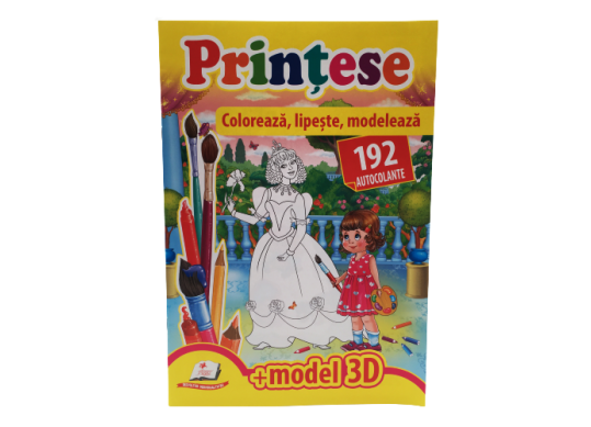 Carte Coloreaza,Lipeste,Modeleaza 3D Printese CN139115