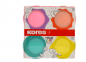 Plastilina KORES 4 culori Pastel x 40g K34242