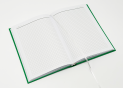 Agenda nedatata A5 (140x200mm/160foi) Verde Lizy 184-V