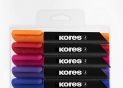 Marker Permanent Kores Set (3mm/virf tesit/10cul) K20901
