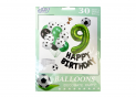Baloane compozitii 30buc Fodbal (cu cifra) 232325
