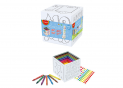Set creatie 10 cutii+8 creioane cerate,abtbilduri Keyroad KR972353