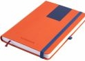Agenda nedatata A5 128 foi cu elastic  COMBI-3(cop.tare,piele) linii O20125-03