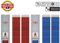 Creion chimic albastru, rosu KH1561