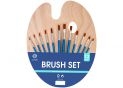 Pensula Conda sintetica 12buc+paleta placaj A1001513
