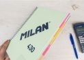 Registru A4 120foi (mate) Milan spira/albastru 57143E120B