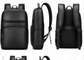 Ghiozdan piele eco ML128-14 Negru 9722-B