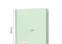 Registru A4 80foi (foi albe) Milan spira/verde 57141E80GR
