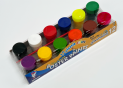 Guas set 12cul*20 ml cu pensula (pe suport) KM48-24