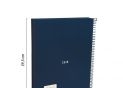 Registru A4 120foi (linii) Milan spira/albastru 57142E120B