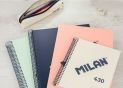 Registru A4 120foi (mate) Milan spira/albastru 57143E120B