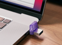 Flash USB: 64GB USB3.2 Kingston DataTraveler microDuo 3C, Purple, USB-C + USB-A, Ultra-small (Read DTDUO3CG3/64GB