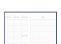 Agenda nedatata A5 Cervino Albastra RA4CERBL