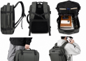 Ghiozdan piele eco ML128-B Negru C-01