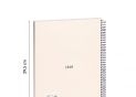 Registru A4 80foi (foi albe) Milan spira/bej 57141E80BG