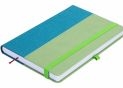 Agenda nedatata A5 128 foi cu elastic COMBI-18cop.tare,piele) linii O20125-18