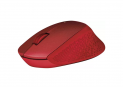 Mouse Wireless Logitech M330 Silent Plus Red USB M330