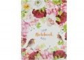 Carnet A5 80foi spira laterala Red Flowers E21952-03