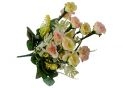 Flori decorative (buchet trandafiri marunti) 39cm (6 culori) FY-378