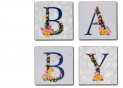 Tablou Set 4 buc (18*18/cifre) Baby CH107