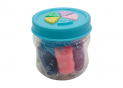 Plastilina in borcan 8 culori (borcan) 129-8