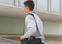 Geanta notebook Milan 42x33x9cm,Shadow neagra 624304DW
