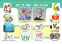 Plansa.Bucuria creatiei+arta populara 70x100cm EP2