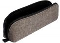 Penar 1 fermoar triunghiular moale, 20,5x5x4cm, cafeniu MX85515