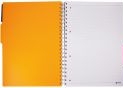 Caiet A4 120foi Optima (5/1) spira laterala - coperta plastic O20355