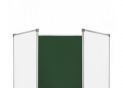 Tabla Creta+Whiteboard Elegant 100x400cm (5 suprafete) ELCW100400
