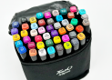 Marker Touch Set 48cul/2 parti (cutie textil) T-48