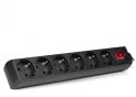 Prelungitor 6 prize, 3m SVEN Surge Protector Children protection,2300W SF-06E-3m