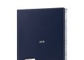 Registru A4 80foi (linii) Milan spira/albastru 57142E80B