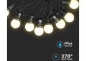 Ghirlanda LED 10m+20becuri(24v) pt exterior VT71020 20611