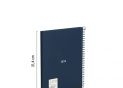 Caiet A5 80foi (linii) Milan spira/albastru 57152E80SNCB