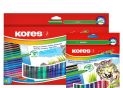 Carioci Kores 24 culori Conic Tipi Washable K29044