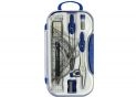 Trusa compas Maxi 8 pcs albastru MX81427