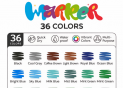 Marker Acrylic 36cul ML14-3(cutie plastic) 6658-36