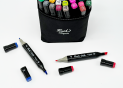 Marker Touch Set 36cul/2 parti (cutie textil) T-36