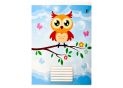 Caiet 12foi carton linie oblica rara C001411