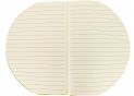 Carnet A5 80foi coperta PU cu magnet, Lime,hirtie crem, linie,240x200mm MX26265