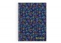 Carnet A6 80foi spira laterala-coperta plastic E21954