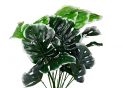 Planta artificiala decorativa 75cm verde margini albe FY-y1019-5