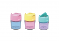 Ascutitoare Keyroad (2 lame) cu container Pastel KR972410