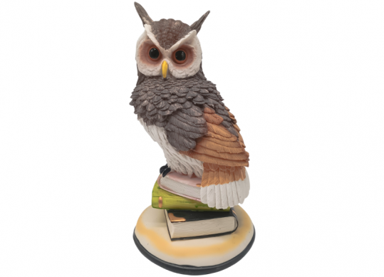 Suvenir plastic bufnita pe carti 243451