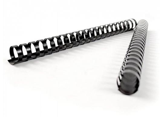 Inele din plastic 22mm negre 21inele (160-190file) 60972