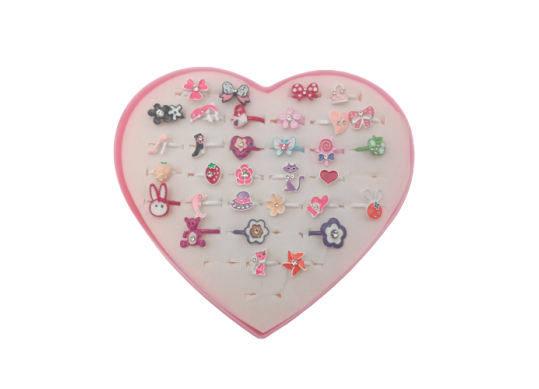 Inel pentru copii mix (36buc/set)/4662/4461 AP001886/3442