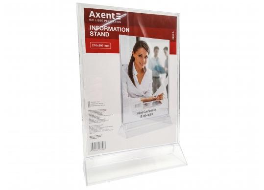Suport meniu A4 (vertical), 210x297mm, AXENT 4542-A