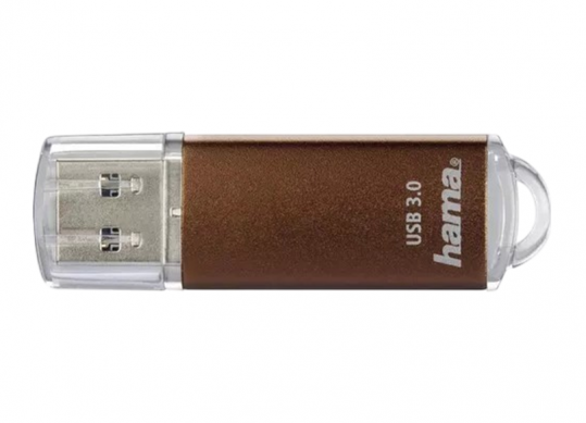 Flash USB: 128GB Hama C-Laeta USB3.0, brown 124005