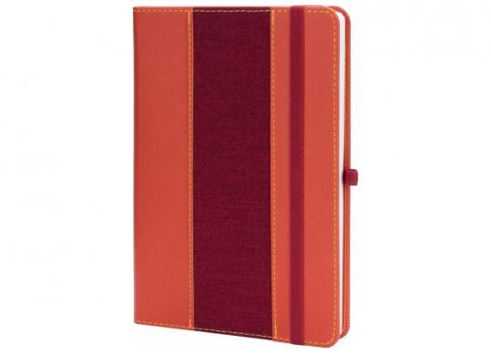 Agenda nedatata A5 128 foi cu elastic COMBI-16cop.tare,piele) linii O20125-16